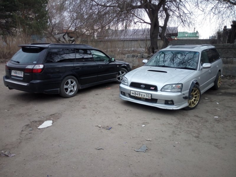 Subaru Legacy 1989 развал