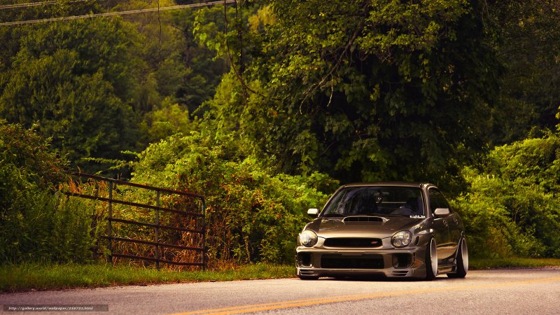 Subaru WRX STI В дороге