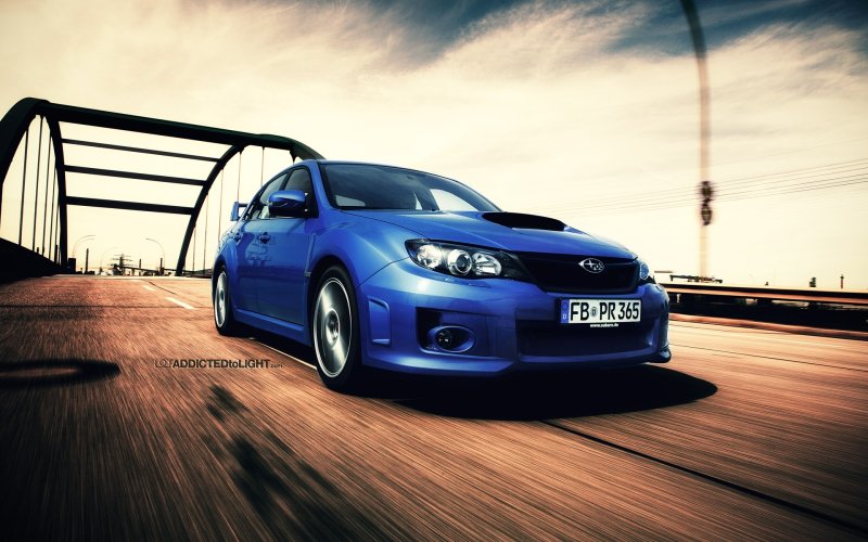 Субару WRX STI арт