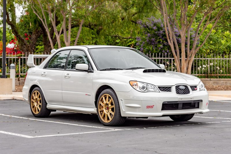 Subaru Impreza WRX STI 2007 White