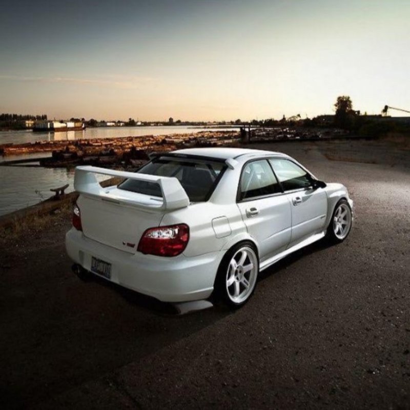 Subaru Impreza WRX STI White