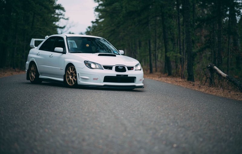 Subaru Impreza WRX STI White