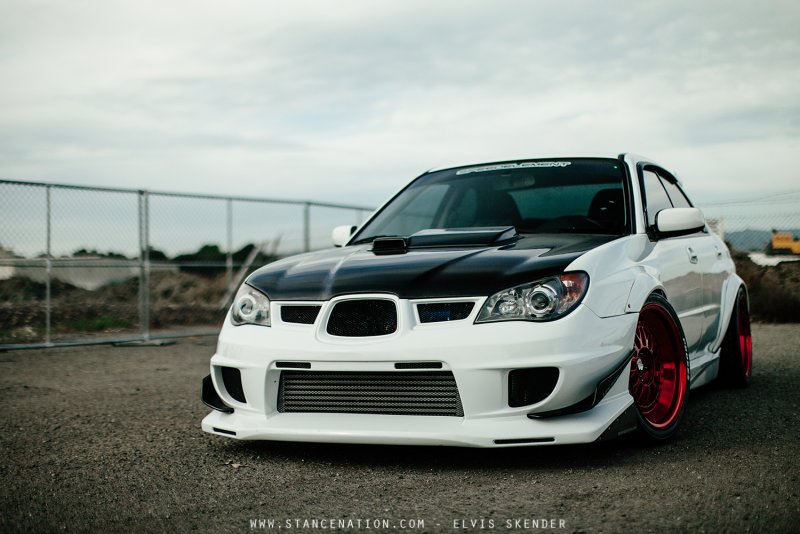 Subaru Impreza WRX STI 2006 White