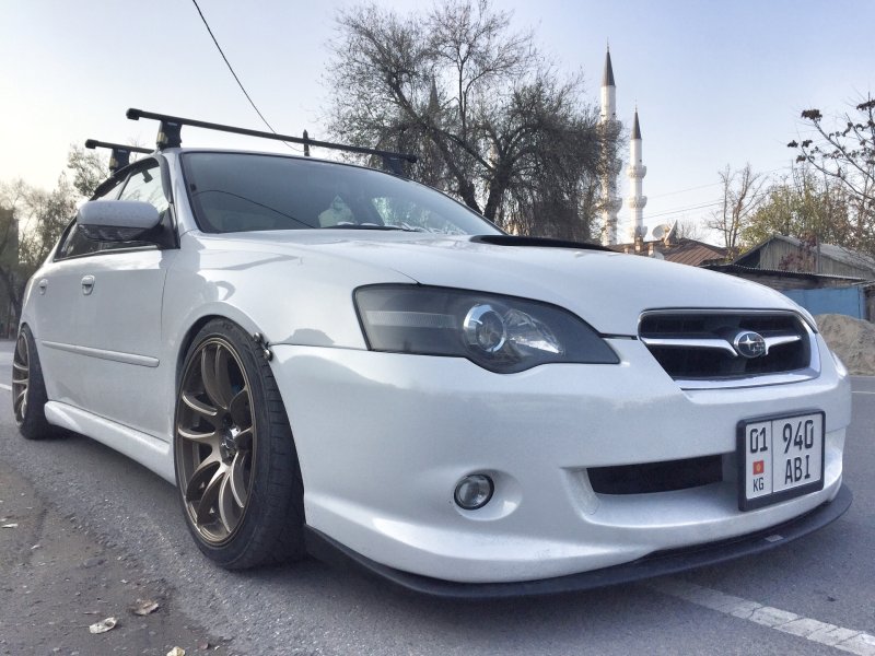 Subaru Legacy bl5 губа STI