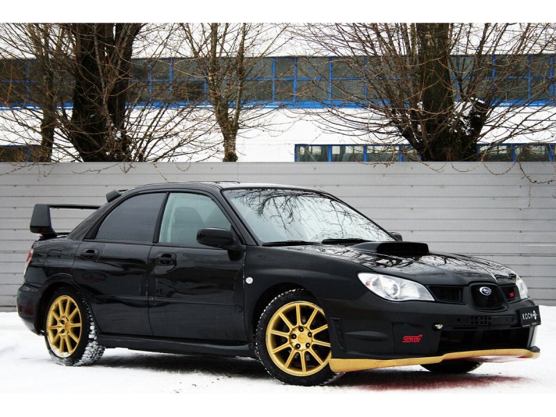 Субару WRX черный 2006