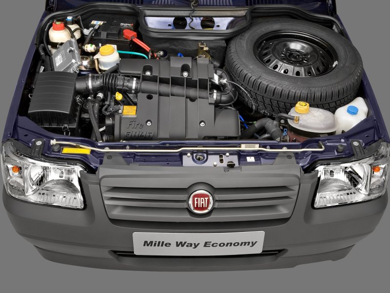 Fiat Panda Япония под капотом