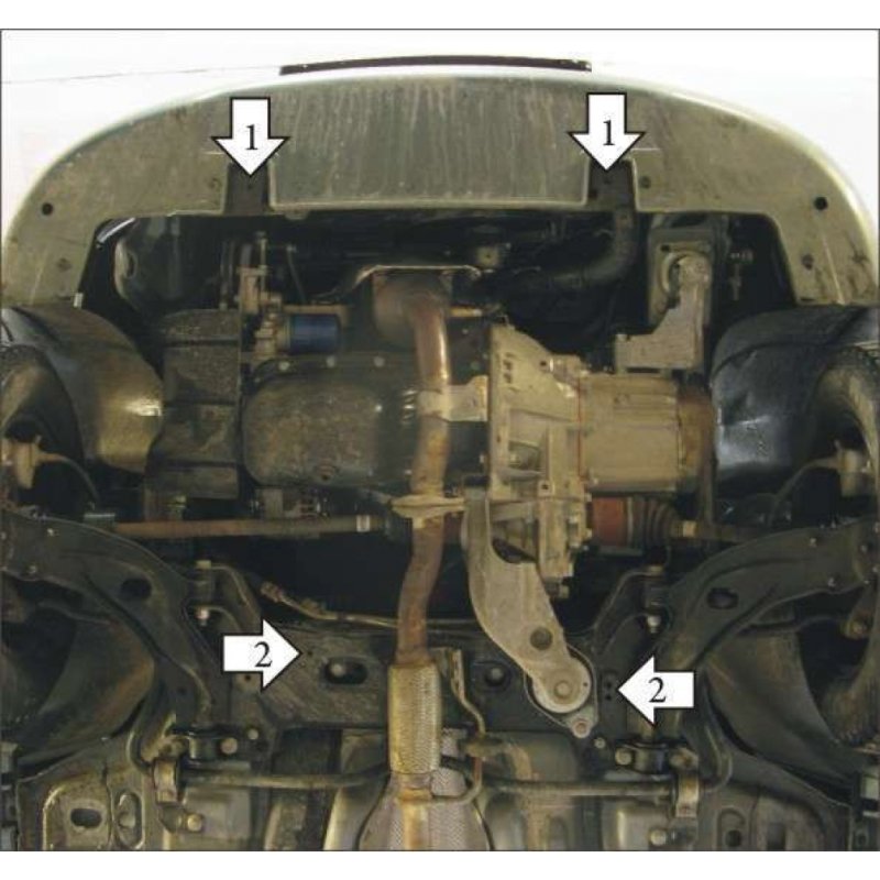 Fiat grande punto 1.4 днище