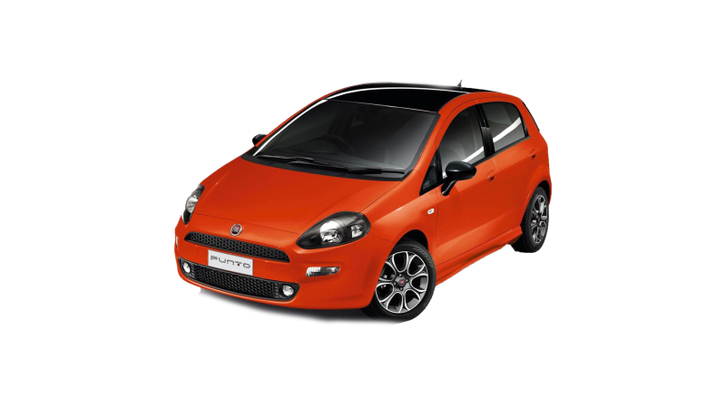 Fiat punto 1995 на белом фоне