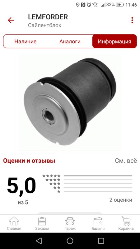 Сайлентблок задней балки Фиат Альбеа 1.4