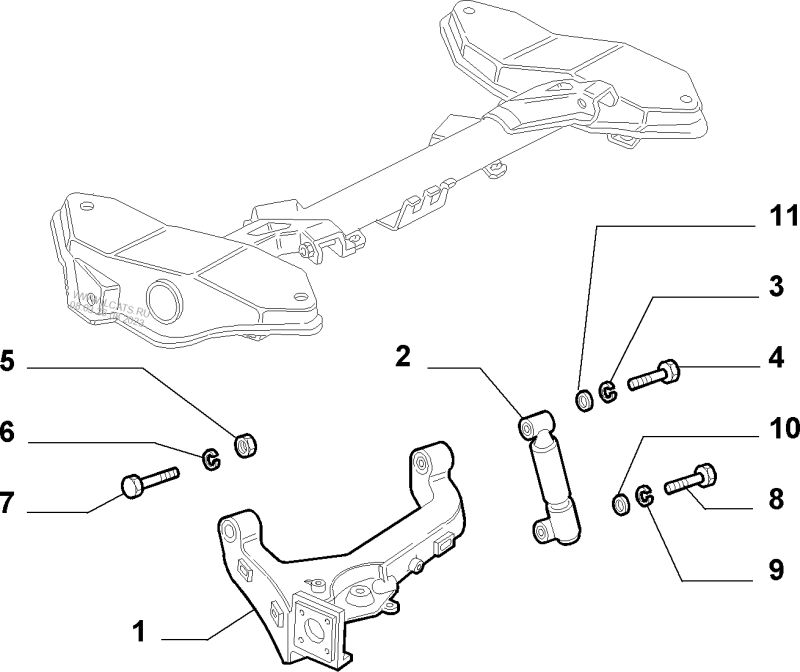 Схема передняя подвеска фиат дукато схема