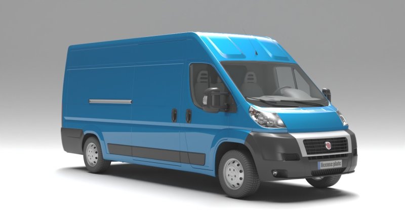 Фургон 3d model
