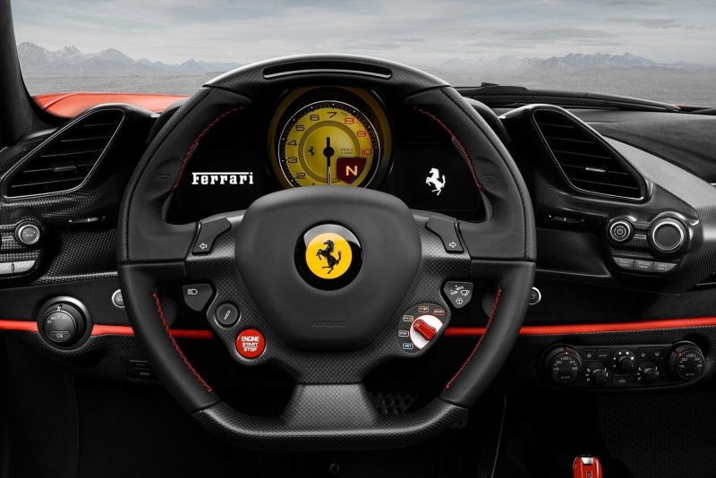 Феррари 488 pista салон