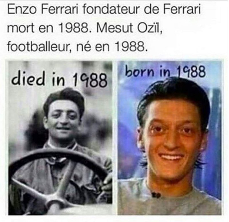 Энцо Феррари и Озил