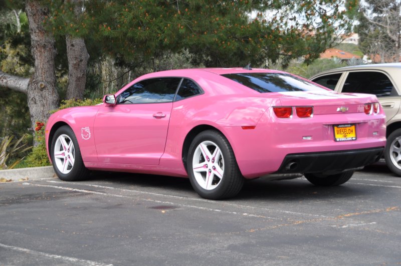 Chevrolet Camaro розовый