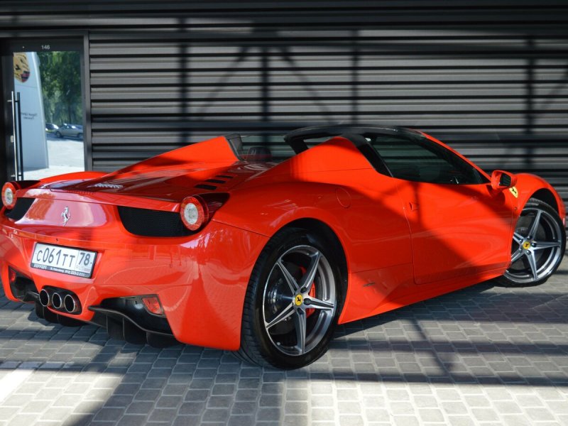 Ferrari Spider 458 Max Speed