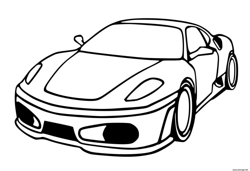 Ferrari f40 раскраска