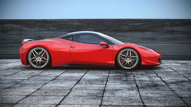 Габариты Феррари 458