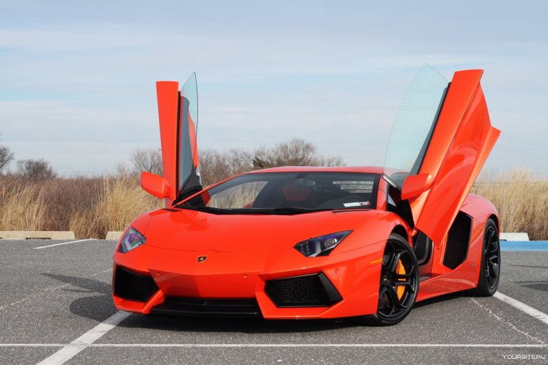 Lamborghini, Orange, Aventador, lp700-4