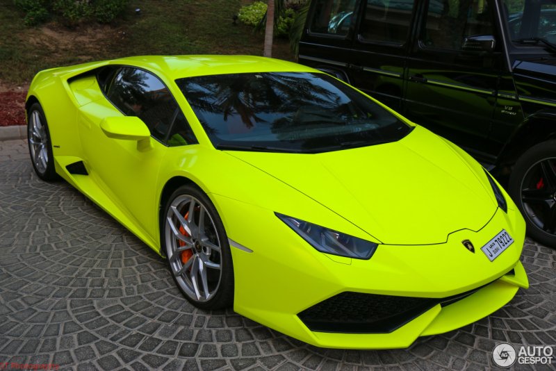 Lamborghini Huracan LP 610 желтая