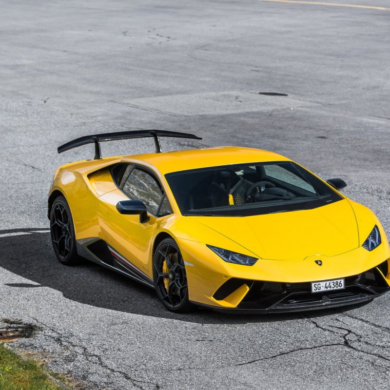 Lamborghini Huracan Performante желтая