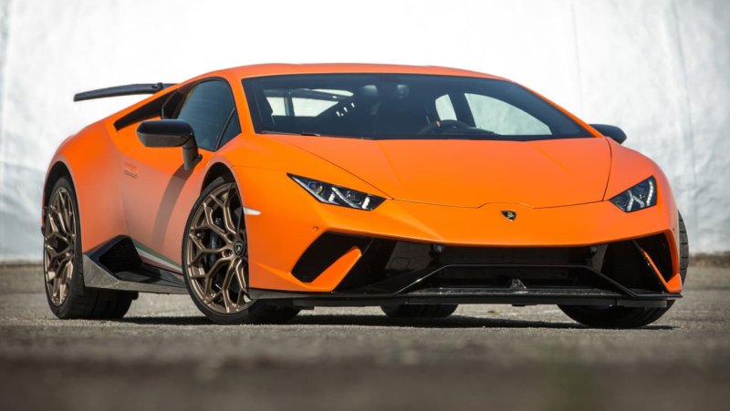 Lamborghini Huracan Performante оранжевый пепел
