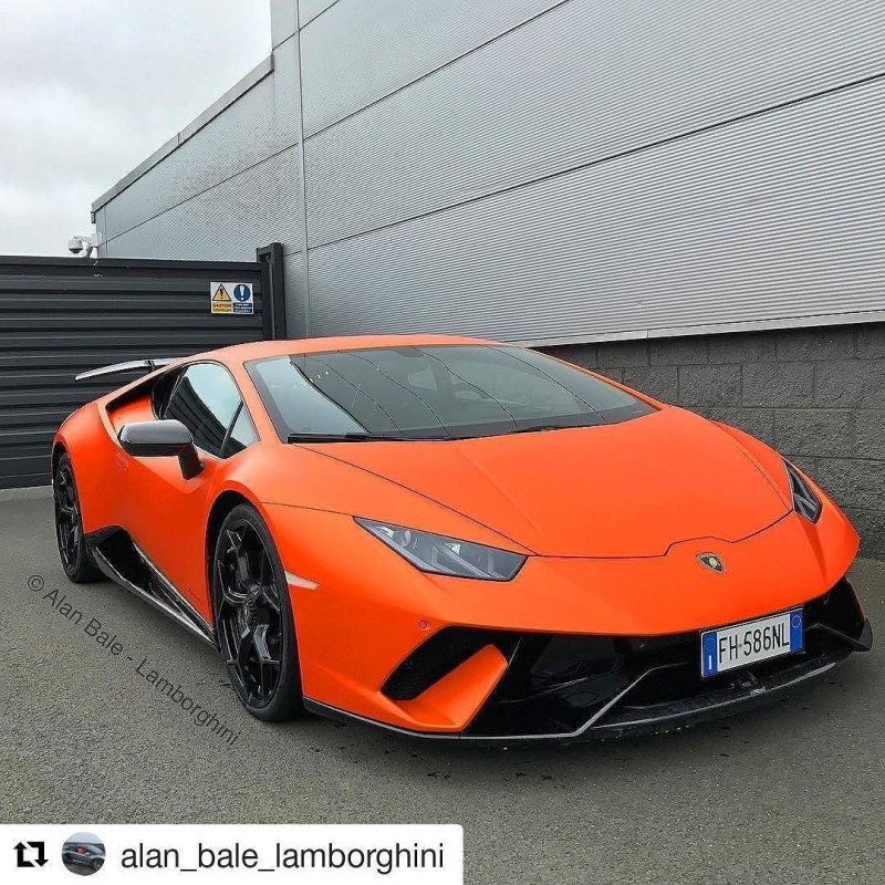 Lamborghini Huracan 2020 оранжевый