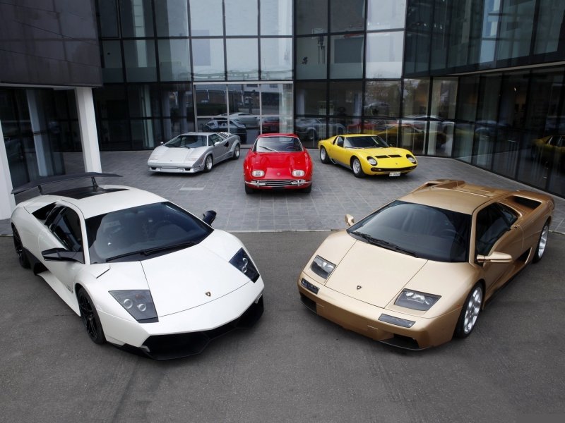 Lamborghini Countach Эволюция