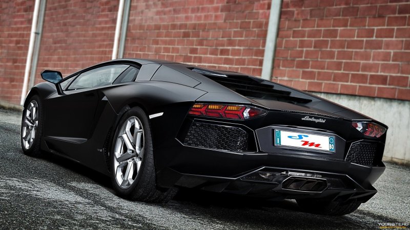 Lamborghini Aventador lp700-4 Black