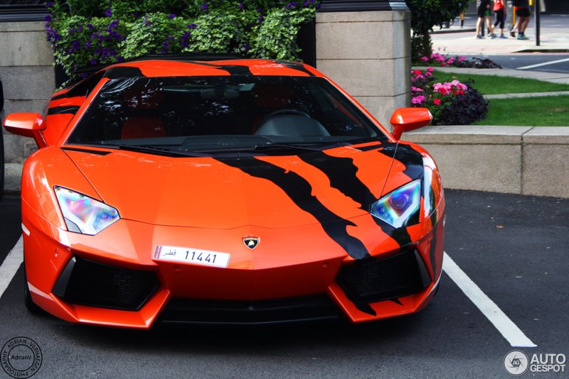 Lamborghini Aventador lp700-4 спереди