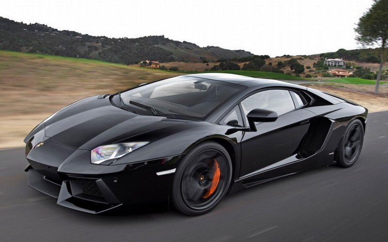 Lamborghini Aventador lp700 чёрный