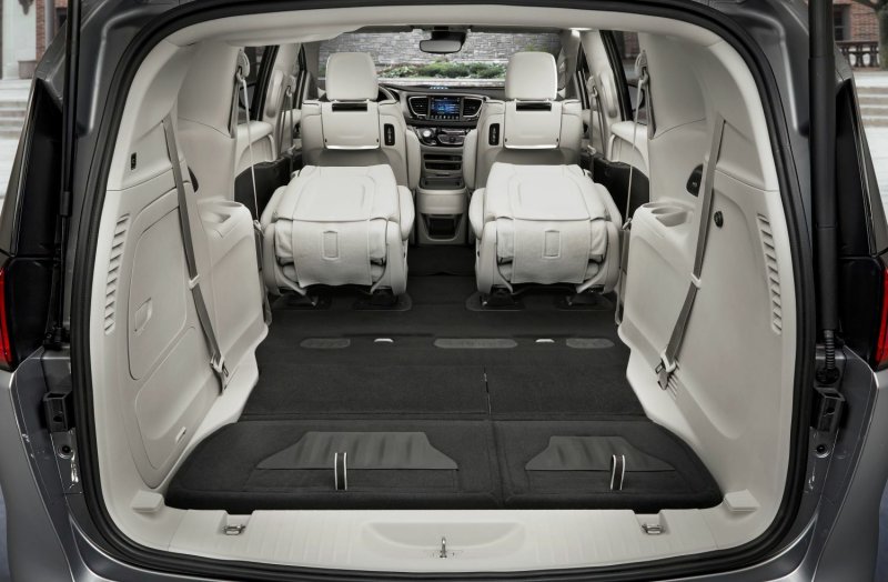 Chrysler Pacifica 2017 багажник