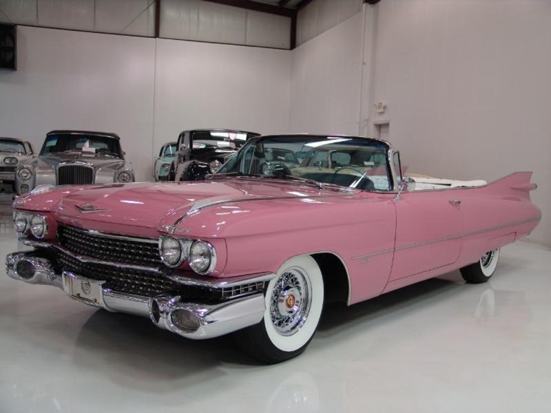 Cadillac Eldorado 1959 розовый