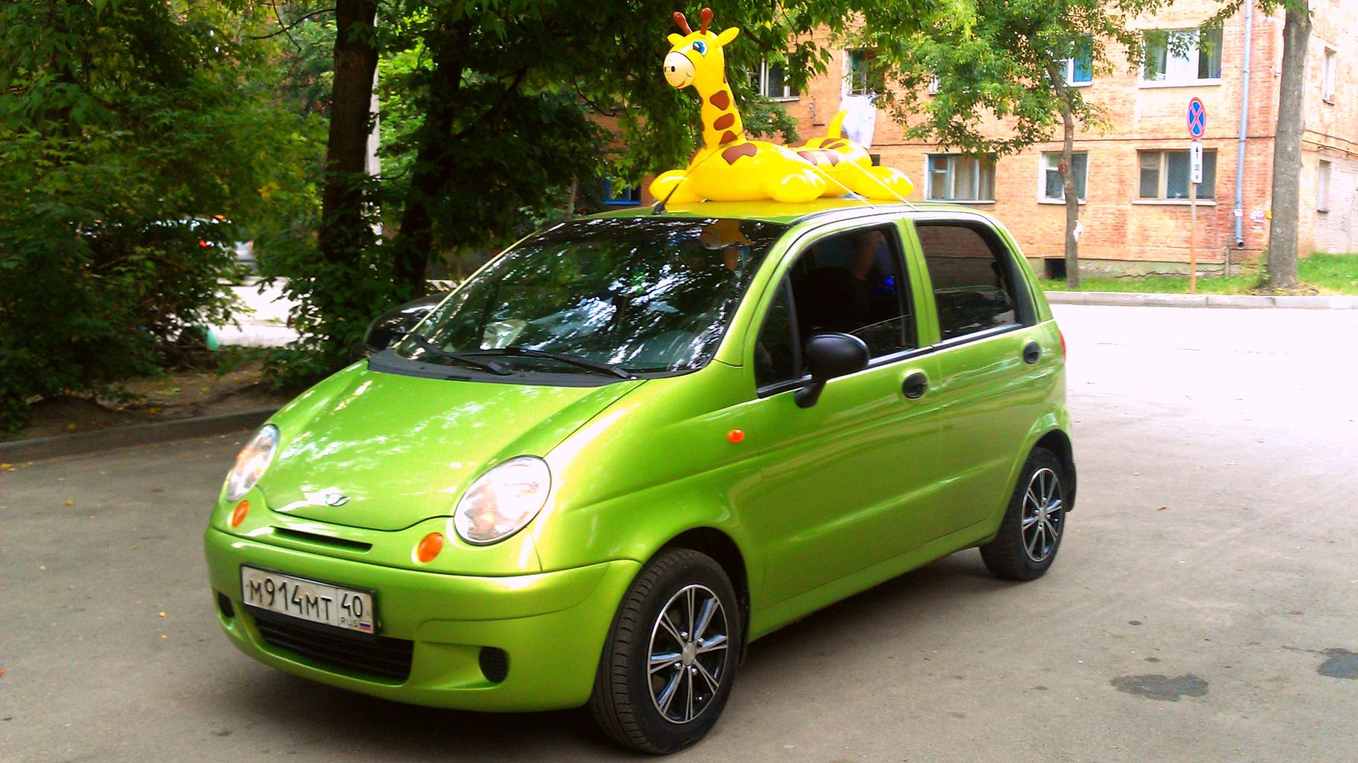 daewoo matiz зеленый