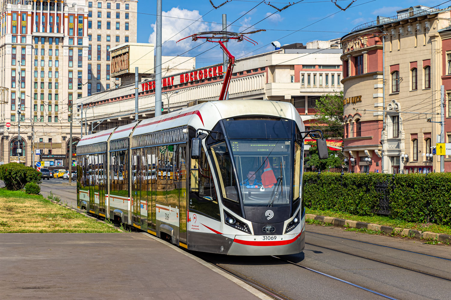 трамвай в москве внутри