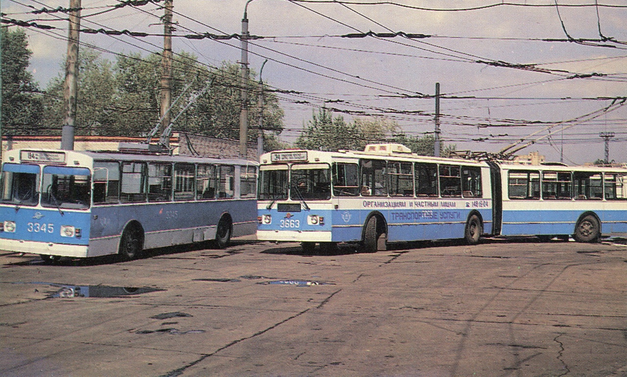 старые троллейбусы в москве