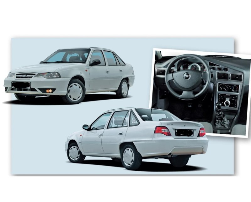 Габариты Daewoo Nexia n150