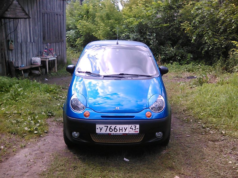 Реснички на фары Daewoo Matiz