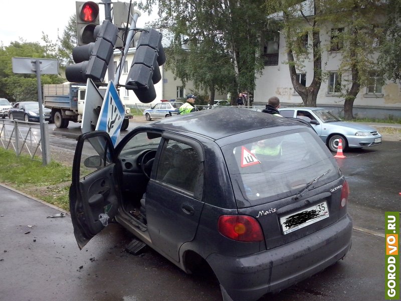 Дэу Матиз после ДТП