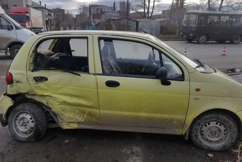 Разбитый Дэу Матиз