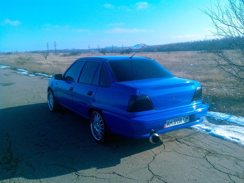 Дэу Нексия n100 голубая