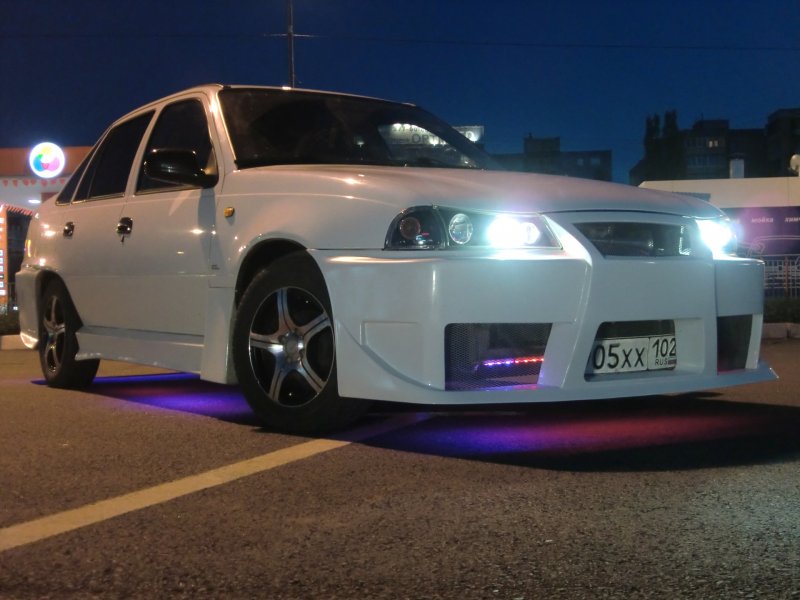 Тюнингованный Daewoo Nexia