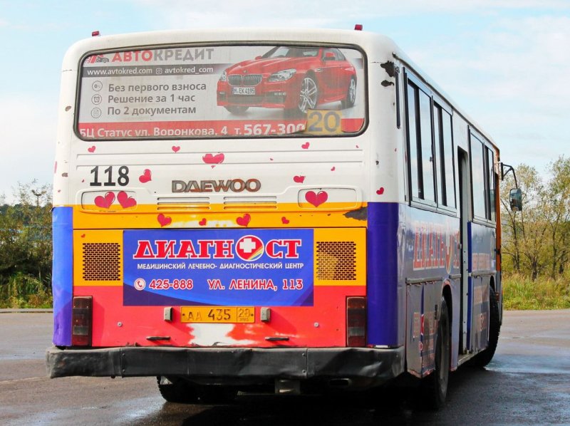 Daewoo BS-106 нагрузка на оси
