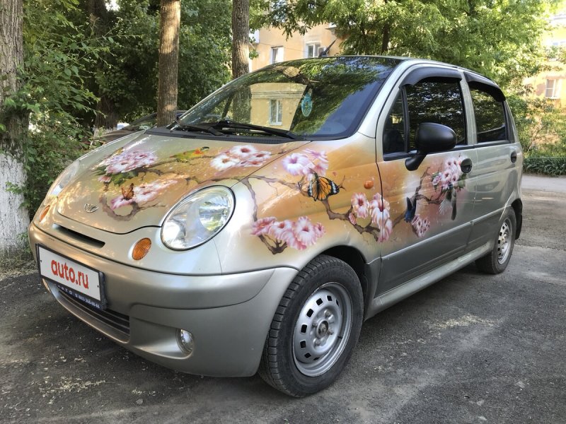 Матиз с ромашками