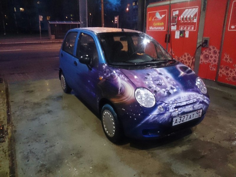 Аэрография Дэу Матиз