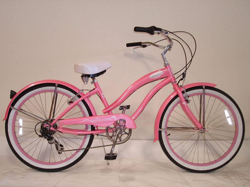 Розовый велосипед взрослый
