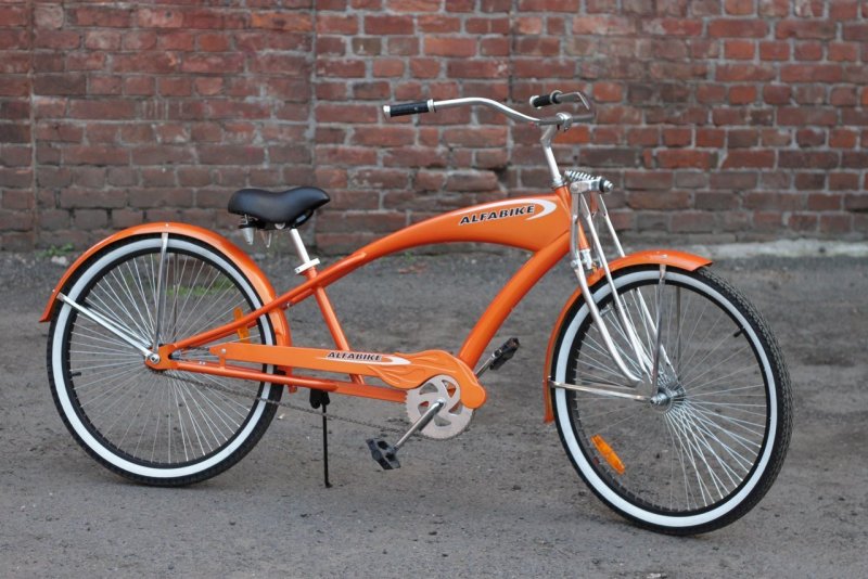 Велосипед Веллер круизер оранжевый