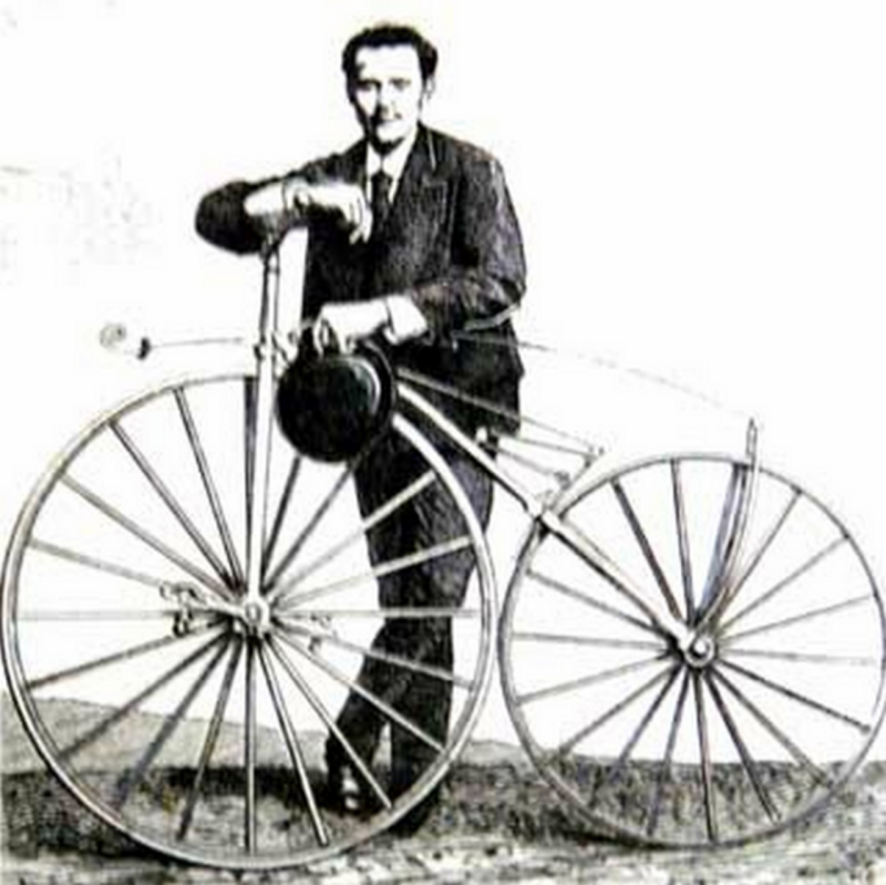Пьер Лалман и его велосипед