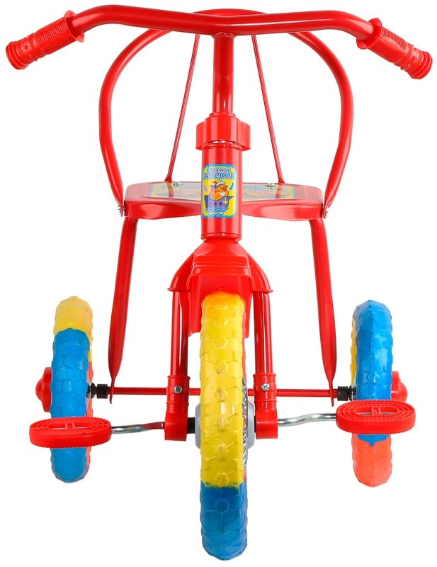 Велосипед трехколесный озорной ветерок красный