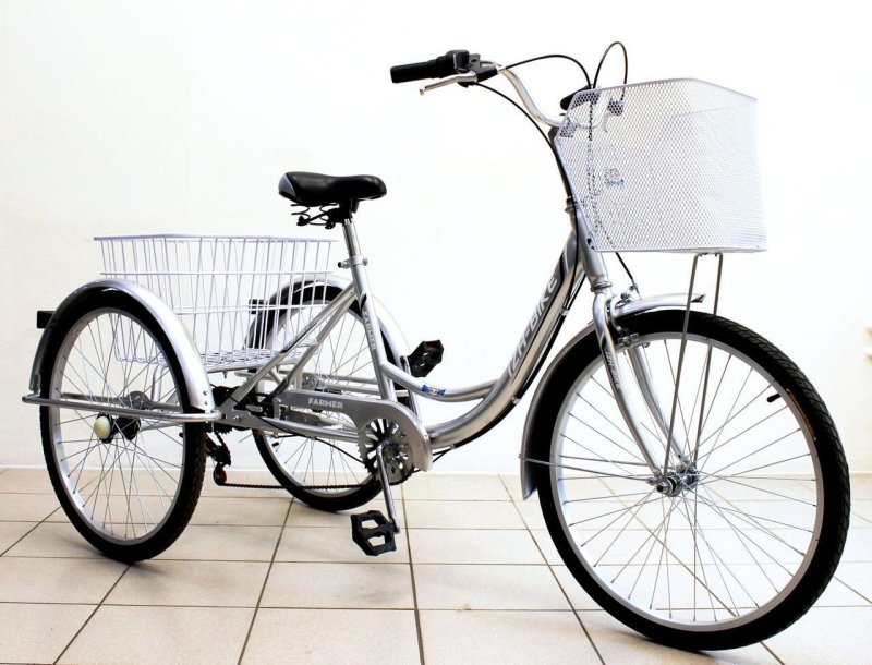 Велосипед ИЖ-байк фермер трёхколёсный взрослый 24