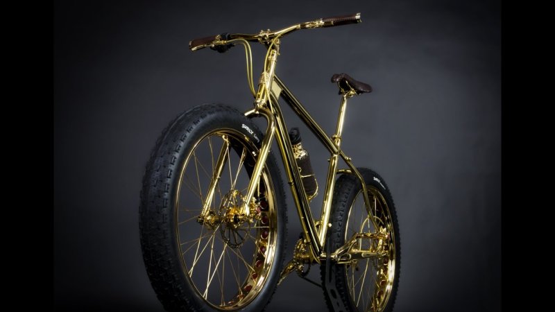 24k Gold extreme Mountain Bike